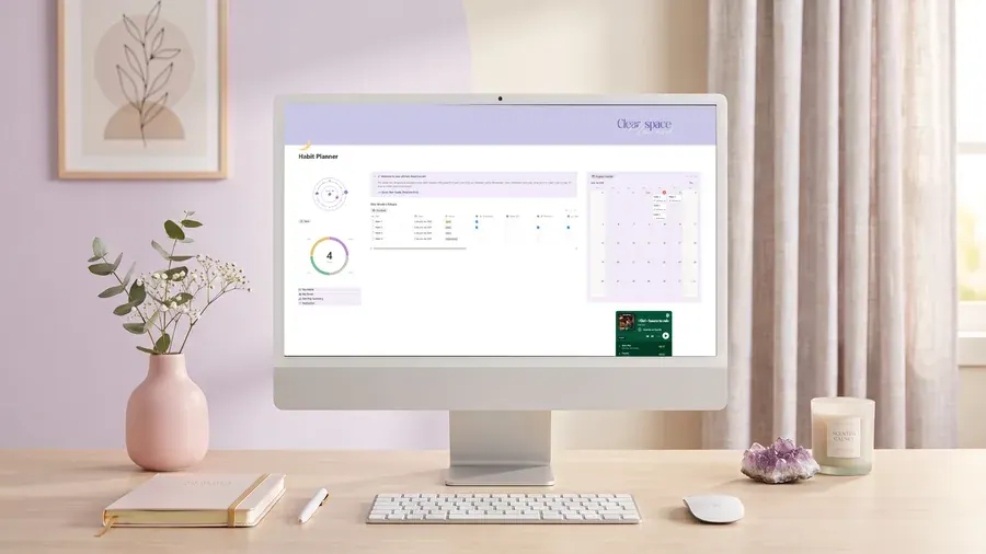 Notion habit tracker template